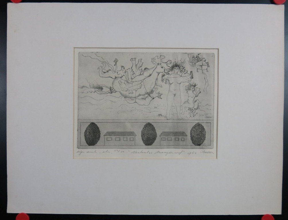 Marinus Boezem: Ets en aquatint, Vestaalse Maagdenroof  kopen? Bied vanaf 1!