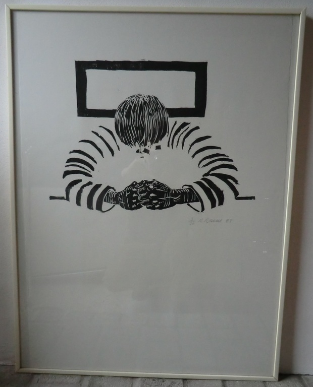 Roger Raveel, Houtsnede,  kopen? Bied vanaf 250!