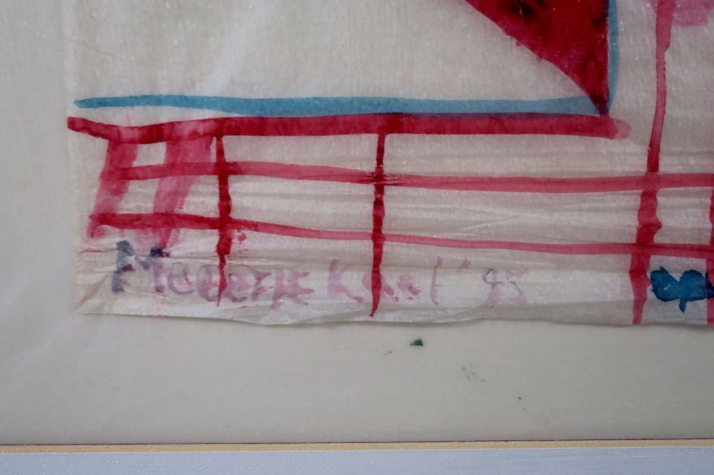 Meertje Kaal: Aquarel op rijstpapier, Op de vlucht - Ingelijst kopen? Bied vanaf 1!