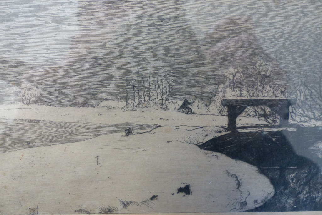 Willem van Heusden, Ets, Platteland kopen? Bied vanaf 45!