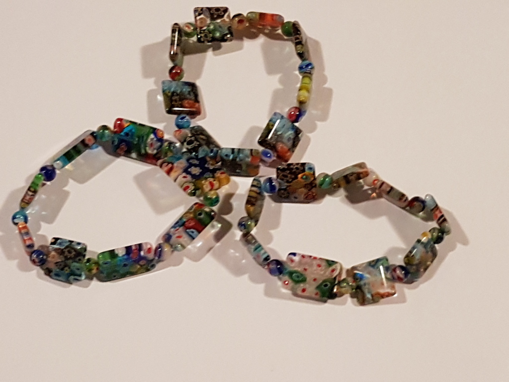Murrine veneziane armbanden lot van 3 pz kopen? Bied vanaf 5!