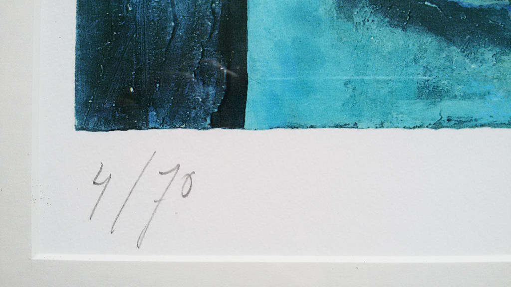 Anne Rensen: Neptunus' nachtmerrie - zeefdruk (ingelijst, groot) kopen? Bied vanaf 1!