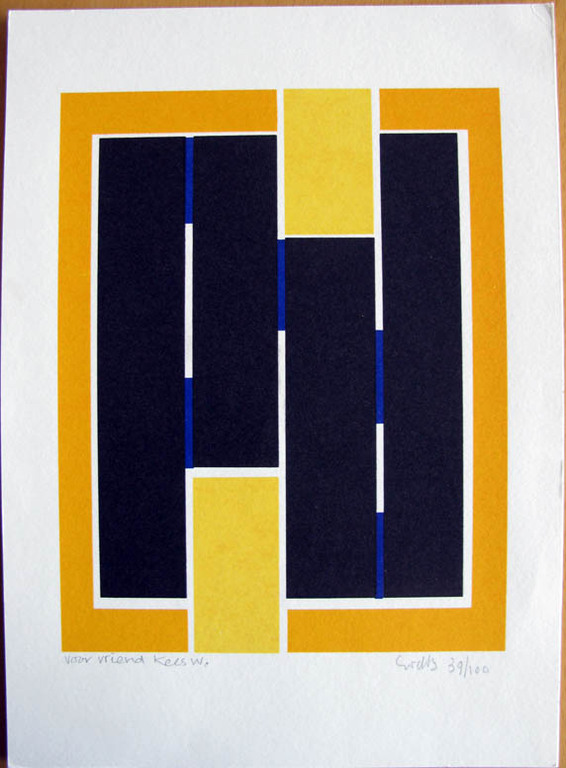 Siep van den Berg - Zonder Titel - zeefdruk kopen? Bied vanaf 1!