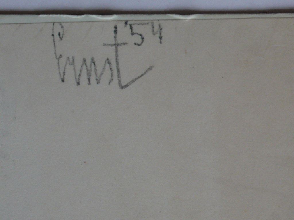 Ernst Vijlbrief (1934-2010) gouache en potlood op papier kopen? Bied vanaf 50!