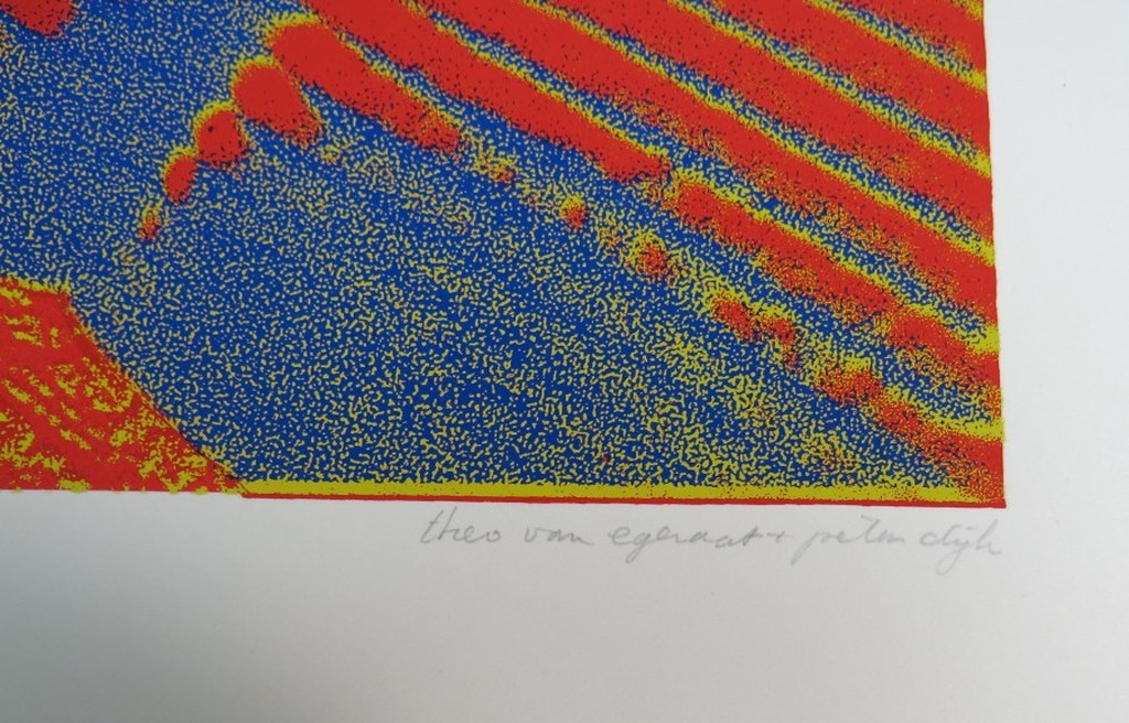 Theo Egeraat en Peter Dijk: Zeefdruk, Zonder Titel  kopen? Bied vanaf 1!