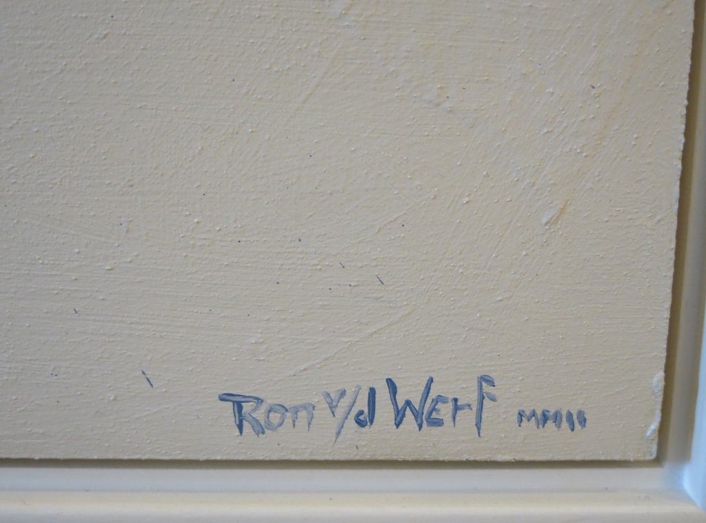 Ron van der Werf: Olieverf op paneel, P21 -Ingelijst (groot) kopen? Bied vanaf 400!
