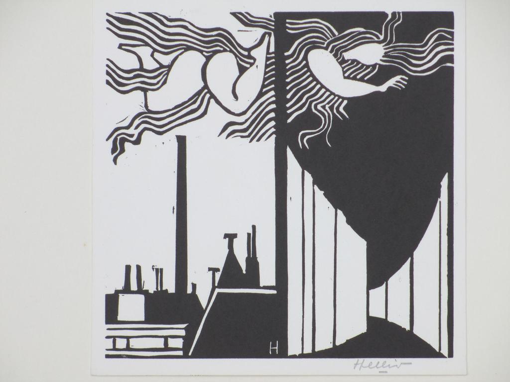 Jack Hellinga, In de Wolken, Lino verkocht voor € 45!