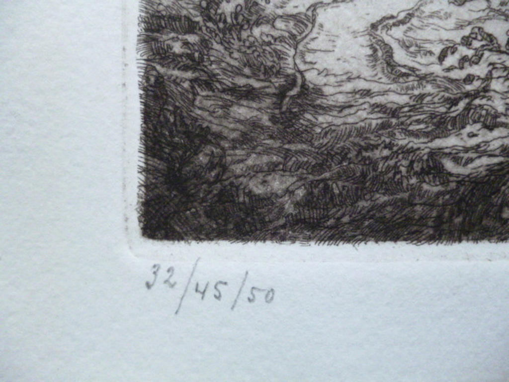 Dirk Baksteen - ets - Kleine Vlucht uit Egypte kopen? Bied vanaf 90!