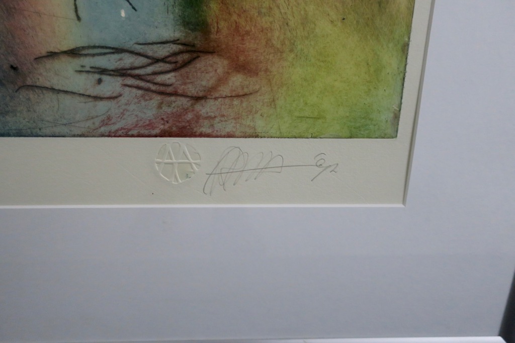 Ad Arma: Ets, Bewogen zuil - Ingelijst kopen? Bied vanaf 80!