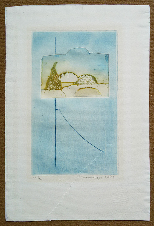 Jan Montyn - Zonder titel, aquatint ets kopen? Bied vanaf 1!