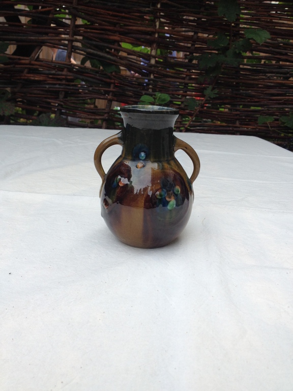 Art Nouveau Majolica Amphoor vaasje kopen? Bied vanaf 1!