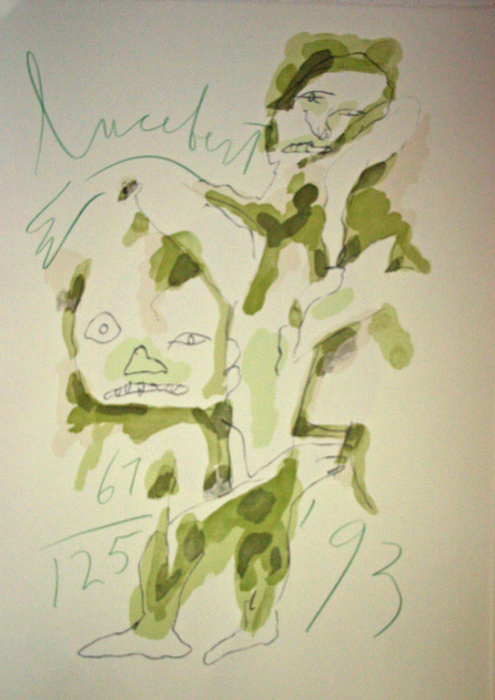 Lucebert: Litho, Zonder titel verkocht voor € 250!