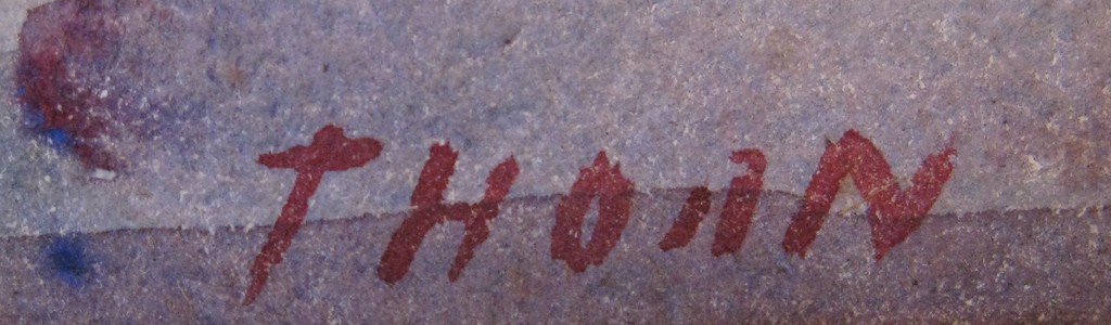 Margaretha Christina VERHEUS (1905-1990)-Aquarel-doorkijkje in Thorn kopen? Bied vanaf 1!