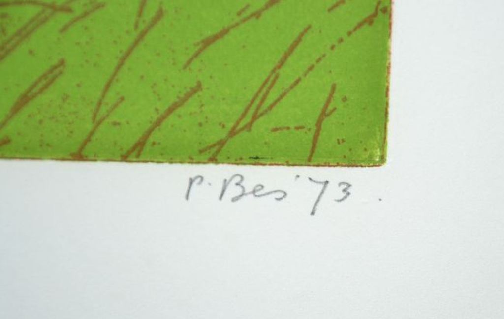 Peter Bes: Kleurenets 'Roepende Man', 1973 kopen? Bied vanaf 70!