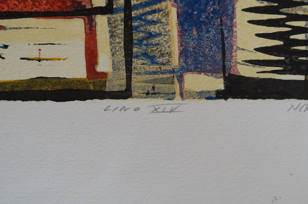 Niklas Anderberg - gesigneerde linosnede - 2004 kopen? Bied vanaf 40!