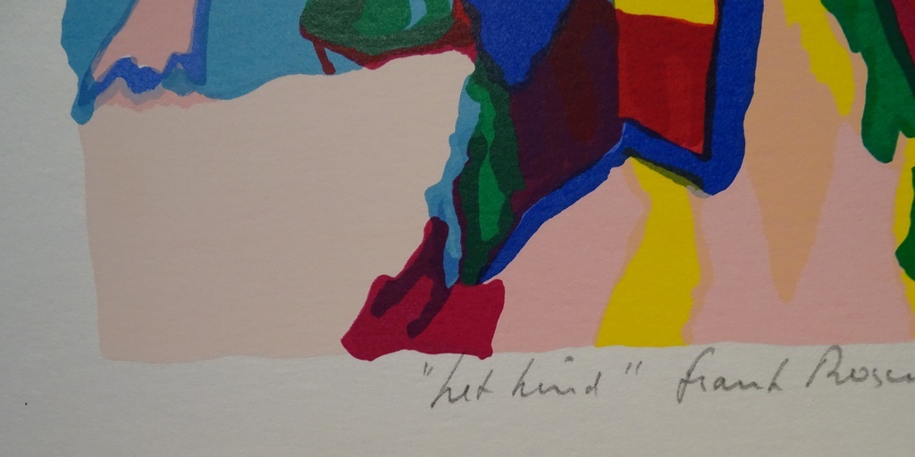 Frank Rosen - Frank Rosen -- Zeefdruk -- Het kind kopen? Bied vanaf 1!