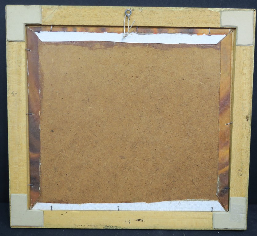 Jan Ph.A. de Vries: Olieverf op doek (maroufle), Stilleven - Ingelijst kopen? Bied vanaf 1!