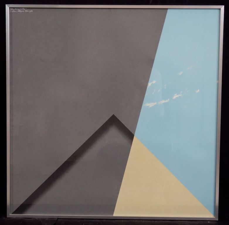 Hans Landsaat: Zeefdruk, Stormy weather - Ingelijst kopen? Bied vanaf 1!