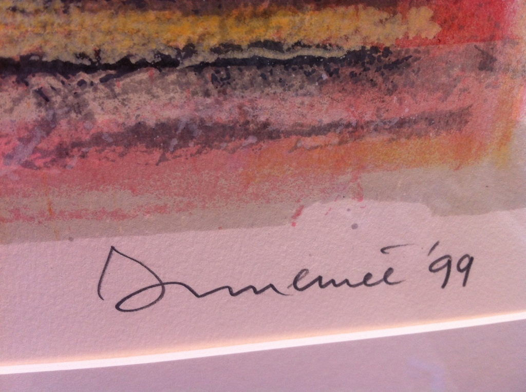 Hans Innemee zeefdruk met passe partout lijst 76 x 110 cm. kopen? Bied vanaf 150!