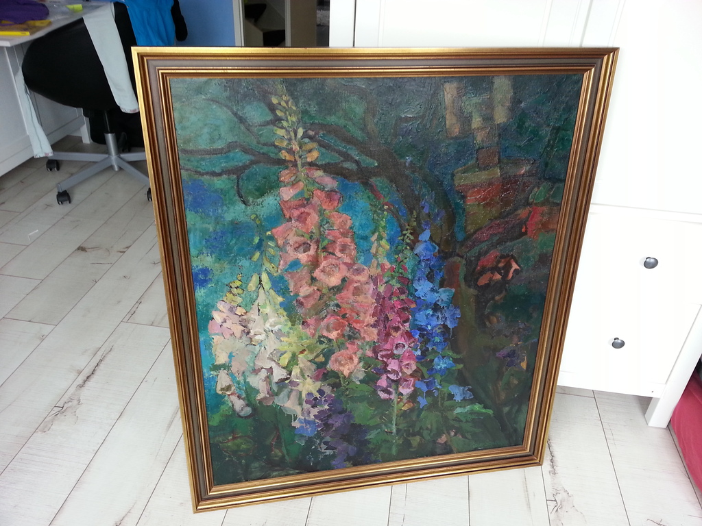 Pieter Schouten (1927), olie op doek (90x104), gesigneerd kopen? Bied vanaf 1!