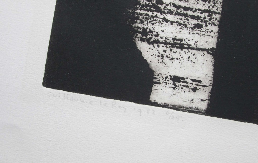 Guillaume Le Roy - ets - 1982 - met potlood gesigneerd kopen? Bied vanaf 1!