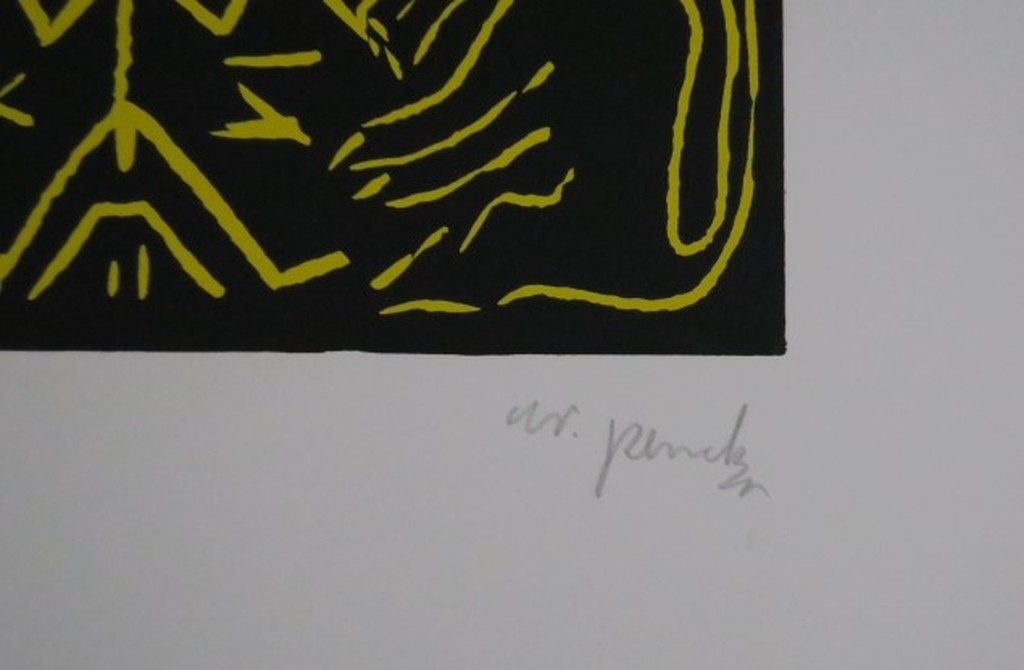 A.R. Penck: Lino, Z.T. kopen? Bied vanaf 250!