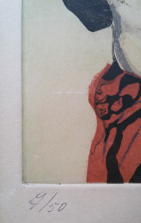 Gerti Bierenbroodspot - Figuren, ets (ingelijst) kopen? Bied vanaf 100!