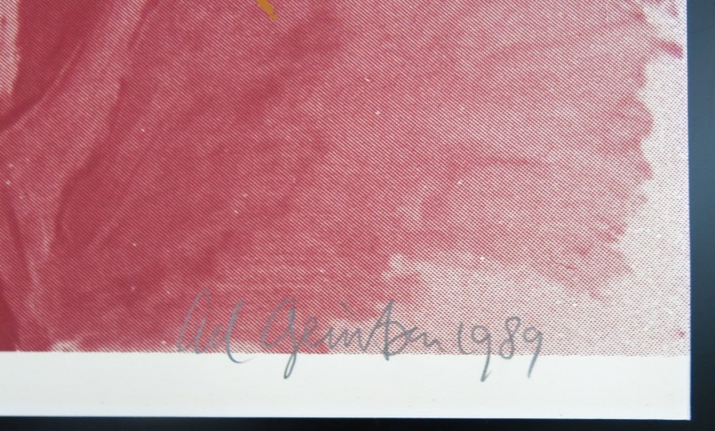 Ad Gerritsen: Zeefdruk, Artificiele Chaos (rood) kopen? Bied vanaf 1!