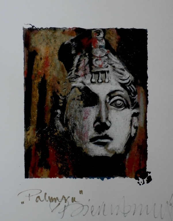 Gerti Bierenbroodspot - zeefdruk: Palmyra - 1998 kopen? Bied vanaf 120!