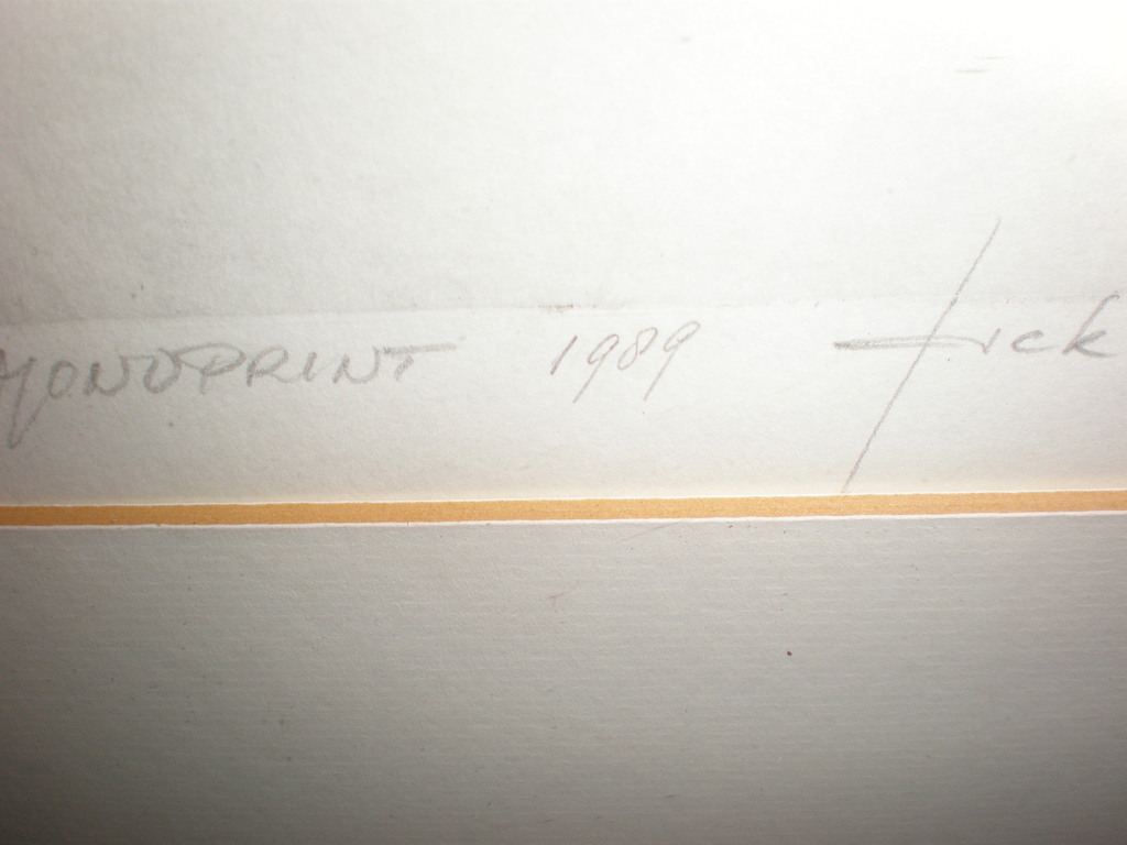 Jack Poell - monoprint 1989 kopen? Bied vanaf 75!