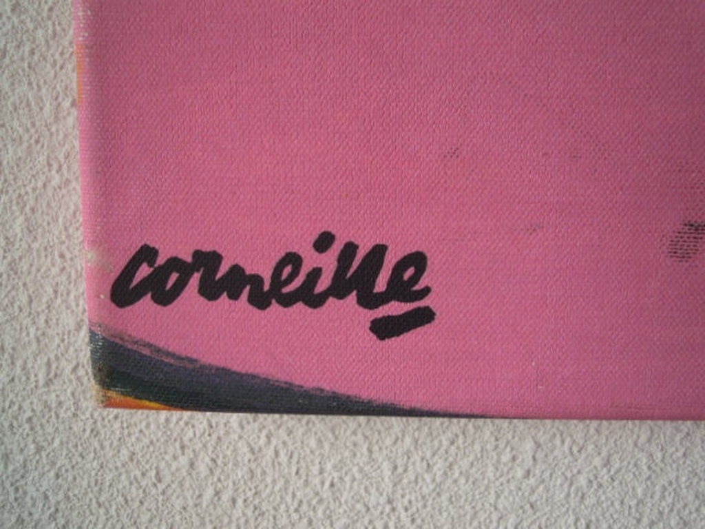 CORNEILLE 80 X 59 cm prachtige druk op linnen doek met houten frame kopen? Bied vanaf 35!