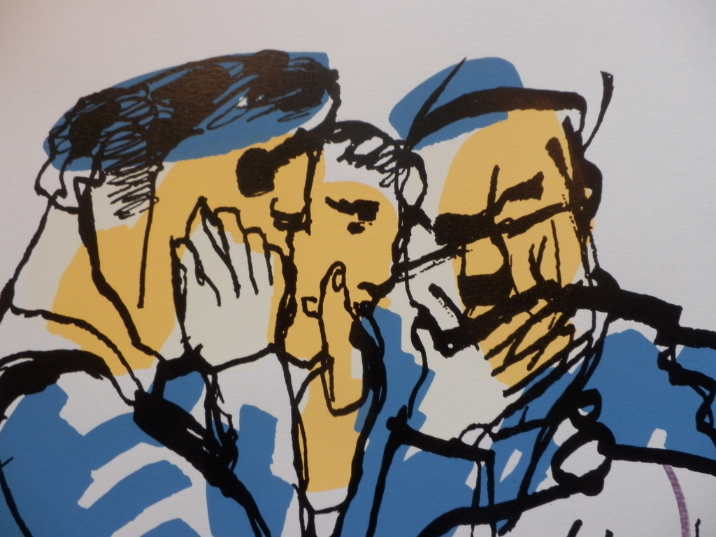 HERMAN BROOD  HANDGESIGNEERDE En Gelimiteerde ZEEFDRUK  OF JE BIJ GOD WAS kopen? Bied vanaf 145!