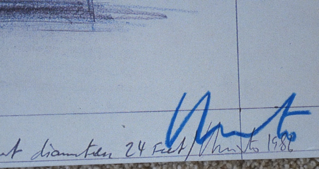 Christo, offsetlitho: The Umbrella's, 1986 (Japan-U.S.A), handgesigneerd kopen? Bied vanaf 160!