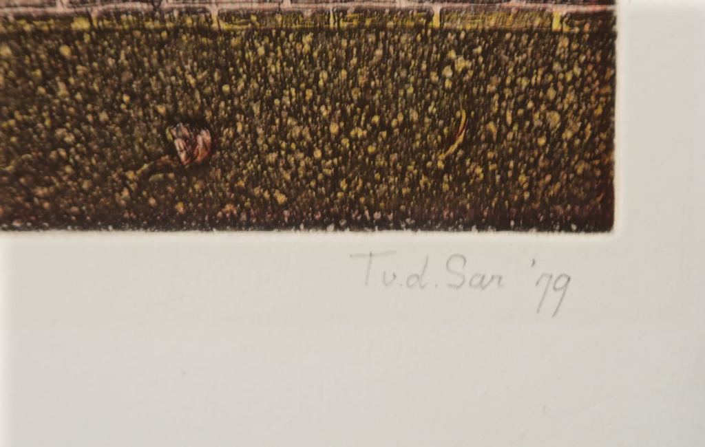 Tiny van der Sar: Ets, Druivenmuur II kopen? Bied vanaf 1!