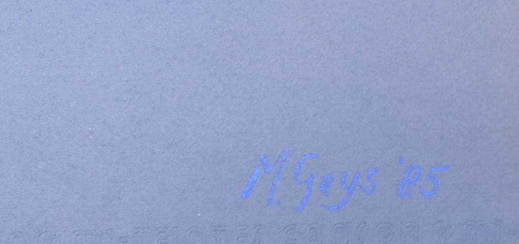Mareike Geys: Pasteltekening, Drie slapende golven kopen? Bied vanaf 1!
