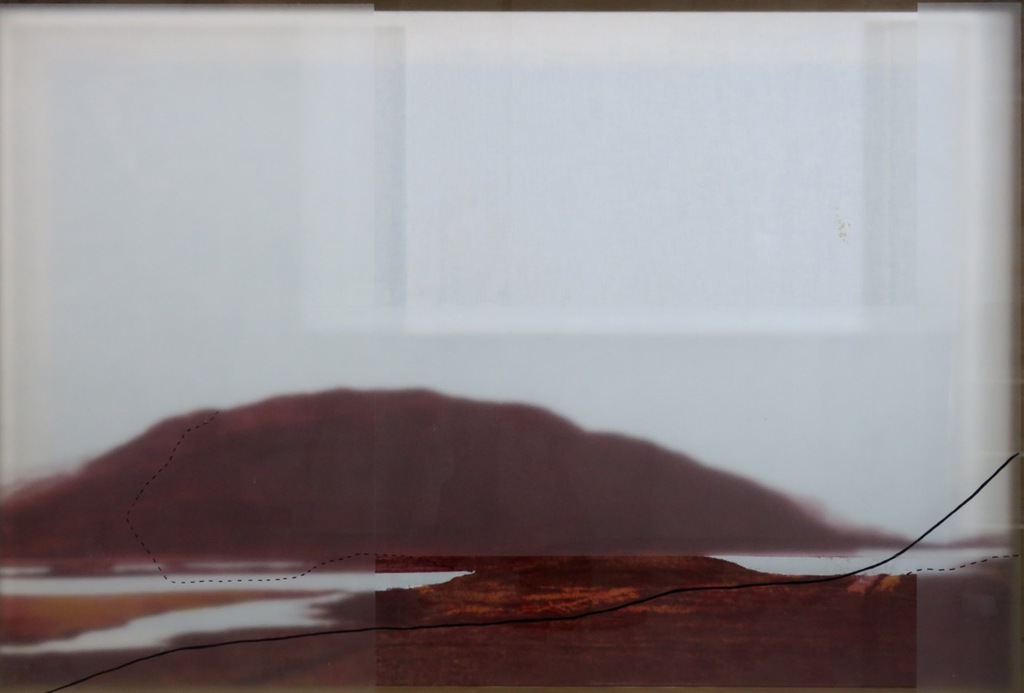 Marit Gietjes: Grafisch werk met bewerkt glas ervoor , Zonder titel - Ingelijst kopen? Bied vanaf 50!