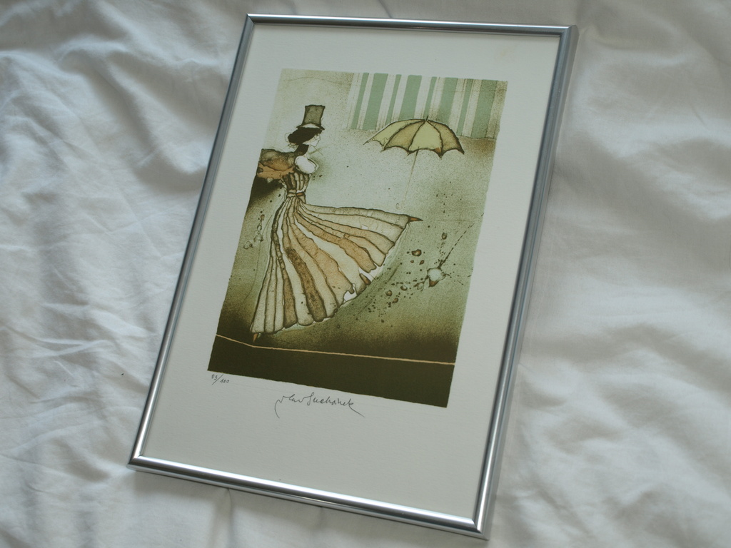 Vladimír Suchánek (1933) : Litho – Koorddanser – Gesigneerd & ingelijst - 2012  kaufen? Bieten Sie von 40!