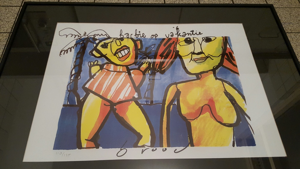 Herman Brood, litho, Barbie op vakantie kopen? Bied vanaf 175!