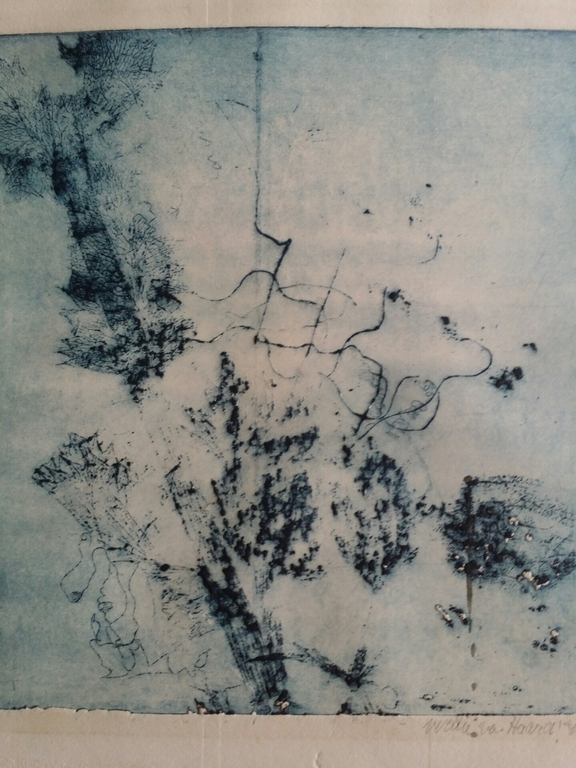 Willie van Haard. Ets. Abstract. kopen? Bied vanaf 1!