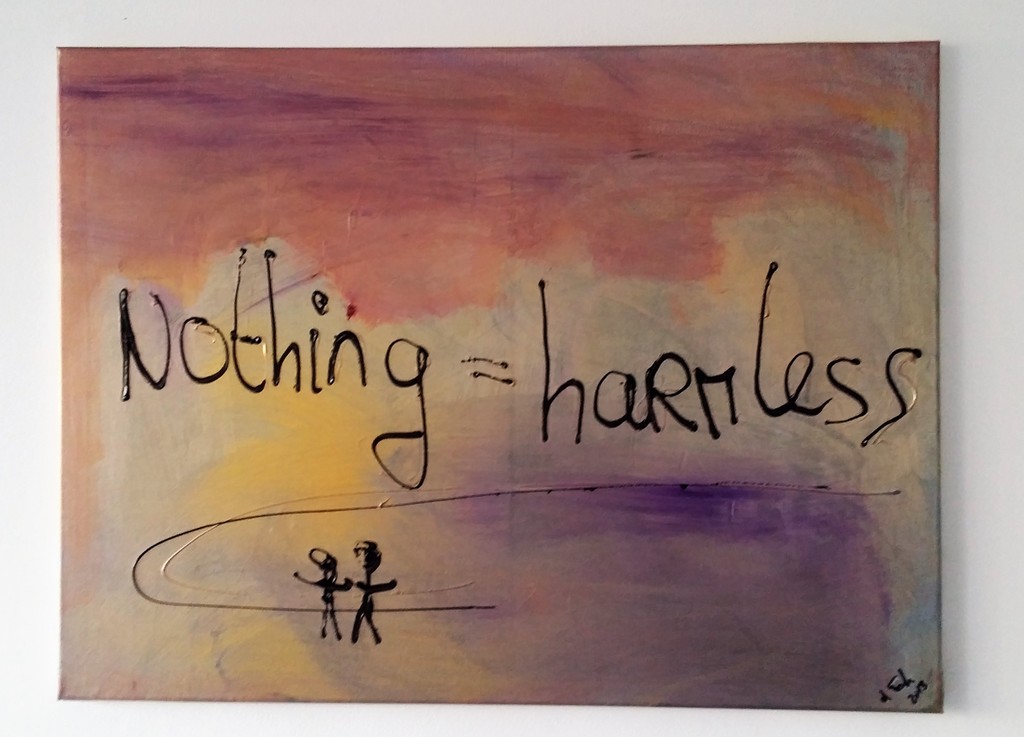 David Tak - Acryl op linnen - Nothing is harmless kopen? Bied vanaf 1!