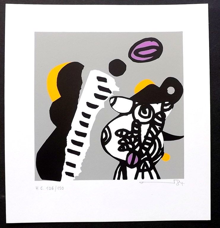 Prof. Armin Sandig - 3x gesigneerde litho – 1984 kopen? Bied vanaf 1!