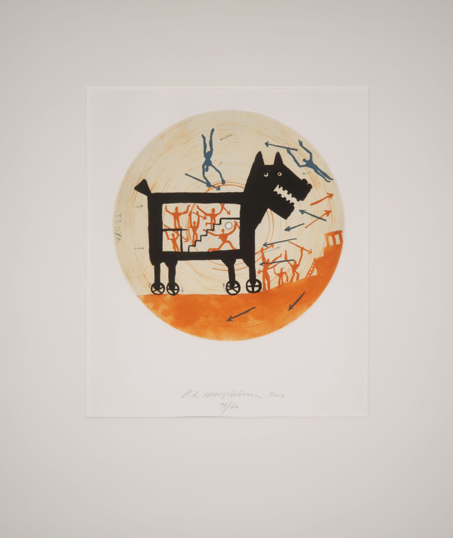 Raymond Waydelich: Ets en Aquatint, Cheval de Troye kopen? Bied vanaf 40!