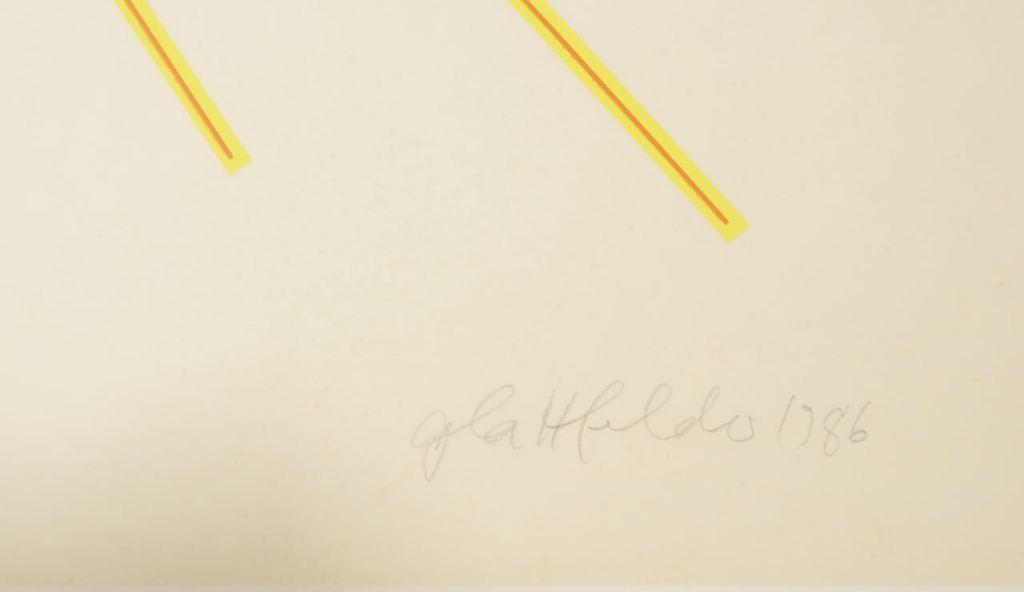 Hans Jorg Glattfelder: Zeefdruk, Zonder titel kopen? Bied vanaf 50!