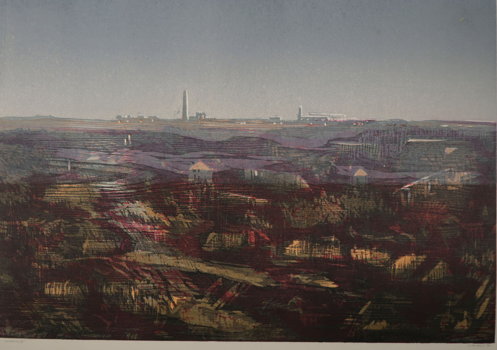 Willem de Vries: Houtsnede, Panorama IV  kopen? Bied vanaf 20!