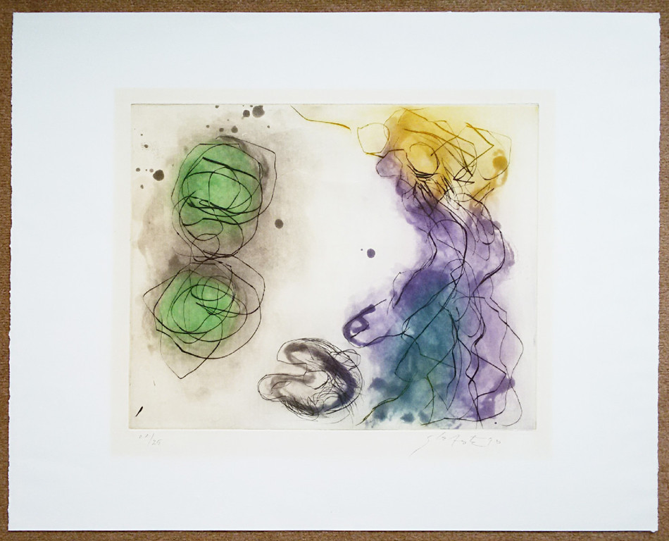 Special Stunt: Ger Lataster - Abstracte compositie, aquatint ets (groot) kopen? Bied vanaf 1!