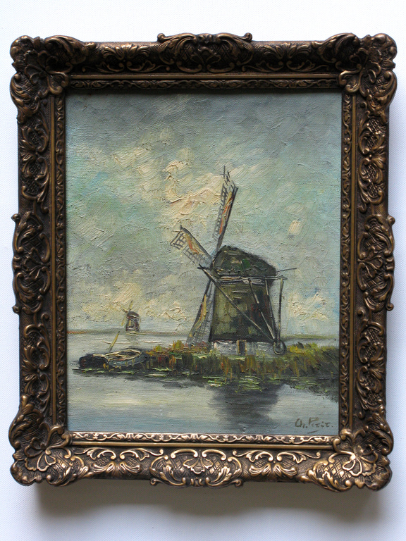 ADRIAAN TERHELL (Venlo 1863-Beverwijk 1949) Olieverf op Linnen GESIGNEERD. kopen? Bied vanaf 400!