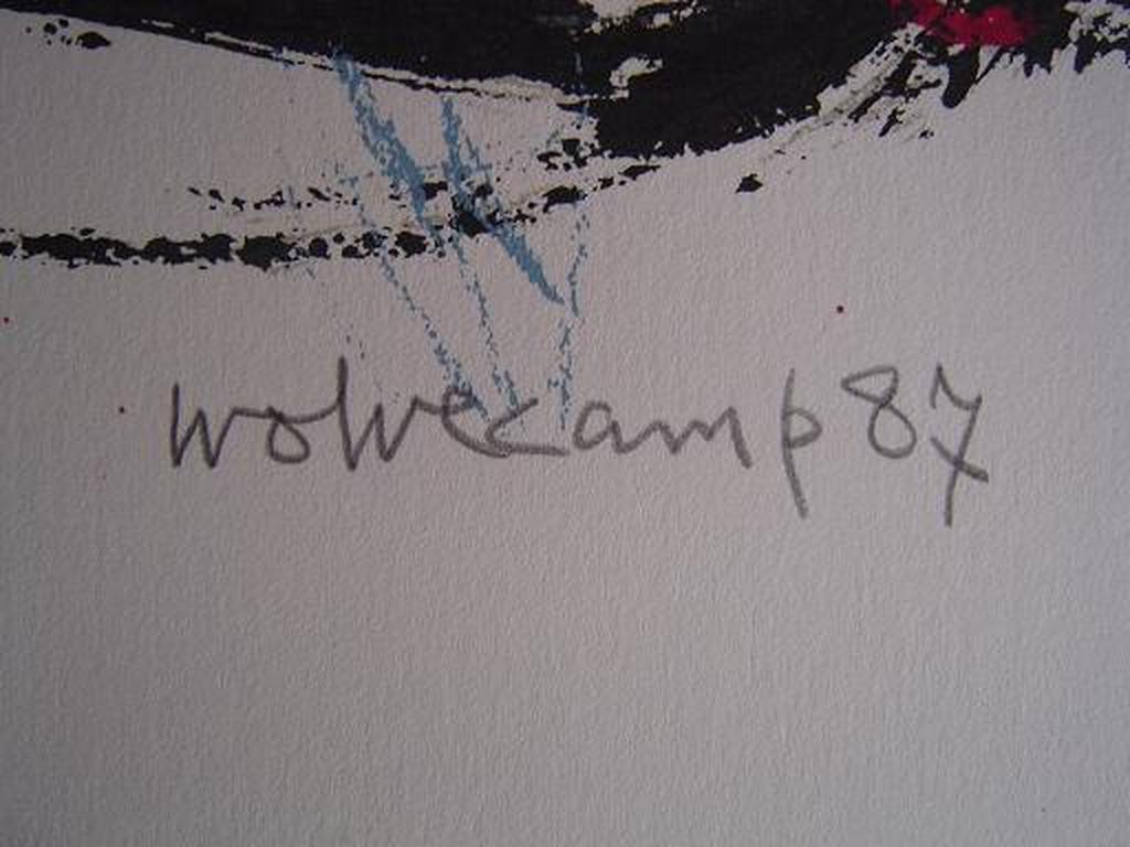 Originele Litho Theo Wolvecamp 1987 kopen? Bied vanaf 195!