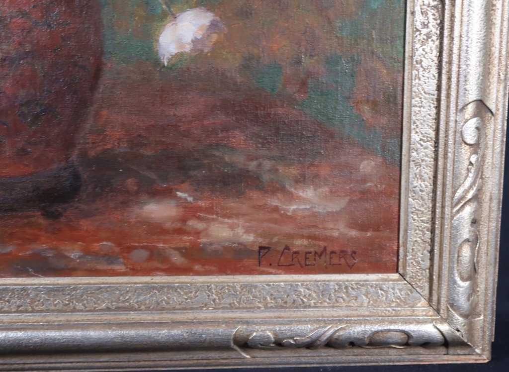 Paul Cremers: Olieverf op doek, Bloemstilleven II - Ingelijst kopen? Bied vanaf 100!