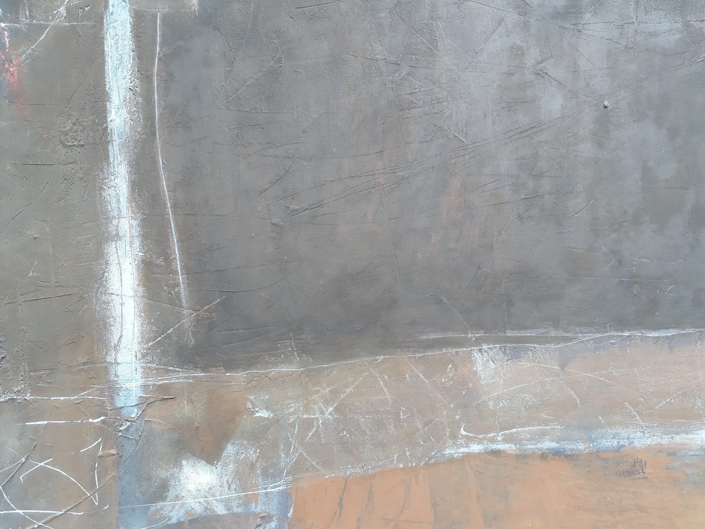 Onbekende kunstenaar, onbekende titel - ca. 1990  (100x100) ingelijst kopen? Bied vanaf 50!