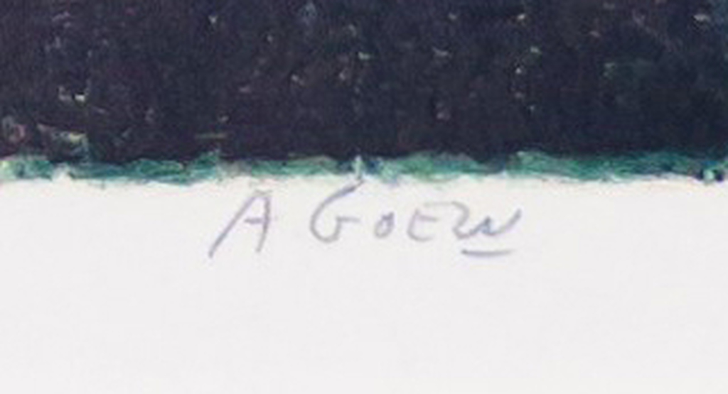 Andre Goezu: Kleurenlitho, Titel: Auguri, oplage 3 van 25. kopen? Bied vanaf 85!